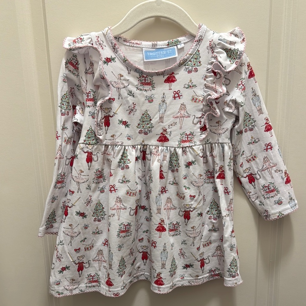 Trotter Street Kids Christmas Nutcracker Top 2T